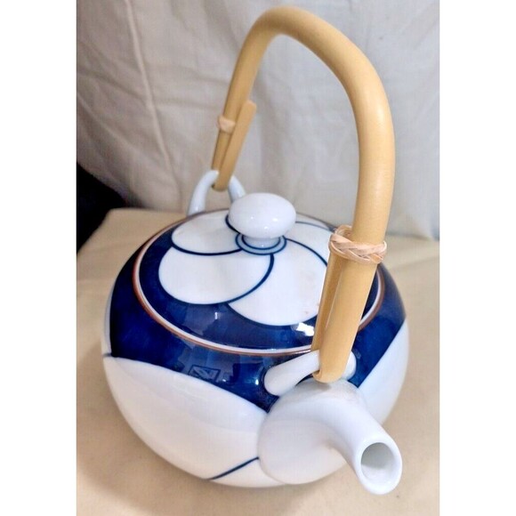 Hashmi Japan Hakusan's Porcelain  Sencha Tea Pot Rare Limited Collectable Vintag - Picture 3 of 15